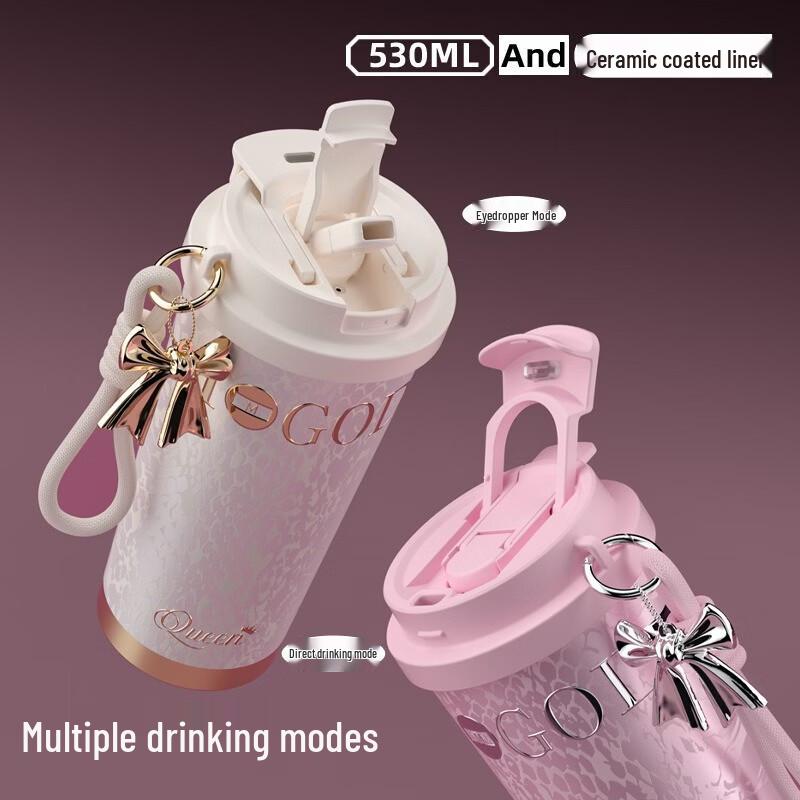 Shangqi Luxurious Black Ceramic Insulated Coffee Cup