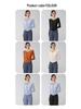 Women's V-Neck Yoga Suit: Loose, Quick-Dry, Long Sleeve for Casual Sports and Pilates Training