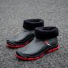 New men's rain shoes waterproof rain boots non-slip water shoes fashionable Korean version low-top wear-resistant casual rubber shoes