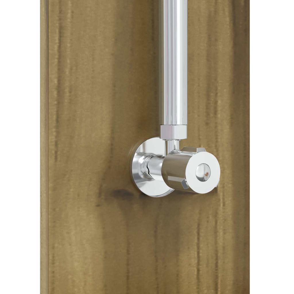 Garden Shower 246 cm Impregnated Pine Wood and Stainless Steel