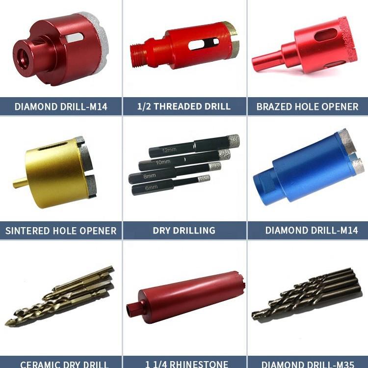 Jusen Brazed Diamond Hole Saw for Glass, Marble, Concrete, and Tile