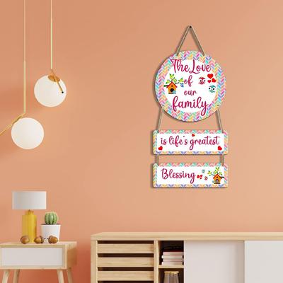 Wohnzimmer Dekoartikel | Wandbehang aus Holz zur Heimdekoration | Wanddeko für Wohnzimmer | Stilvolle Heimdekoartikel