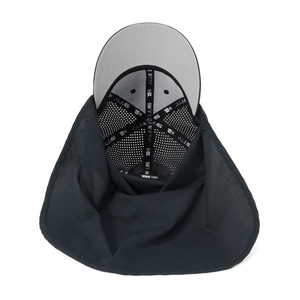 New Era MLB Yoshida Brothers Collaboration Angler Sunshade LA Black 7 LP5950RS LOSDOD YOSHIDA NER36O6226 Cap, 3/8 OD, PP, BLK, 14474869,