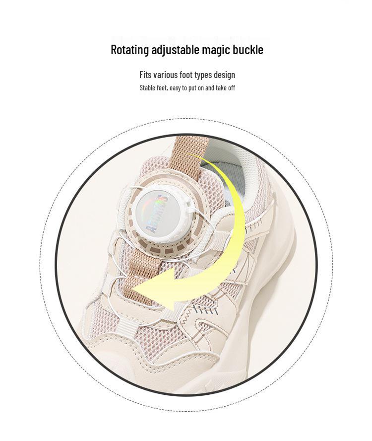 ABCkids Unisex Breathable Mesh Sports Shoes for Kids - Trendy Autumn Style