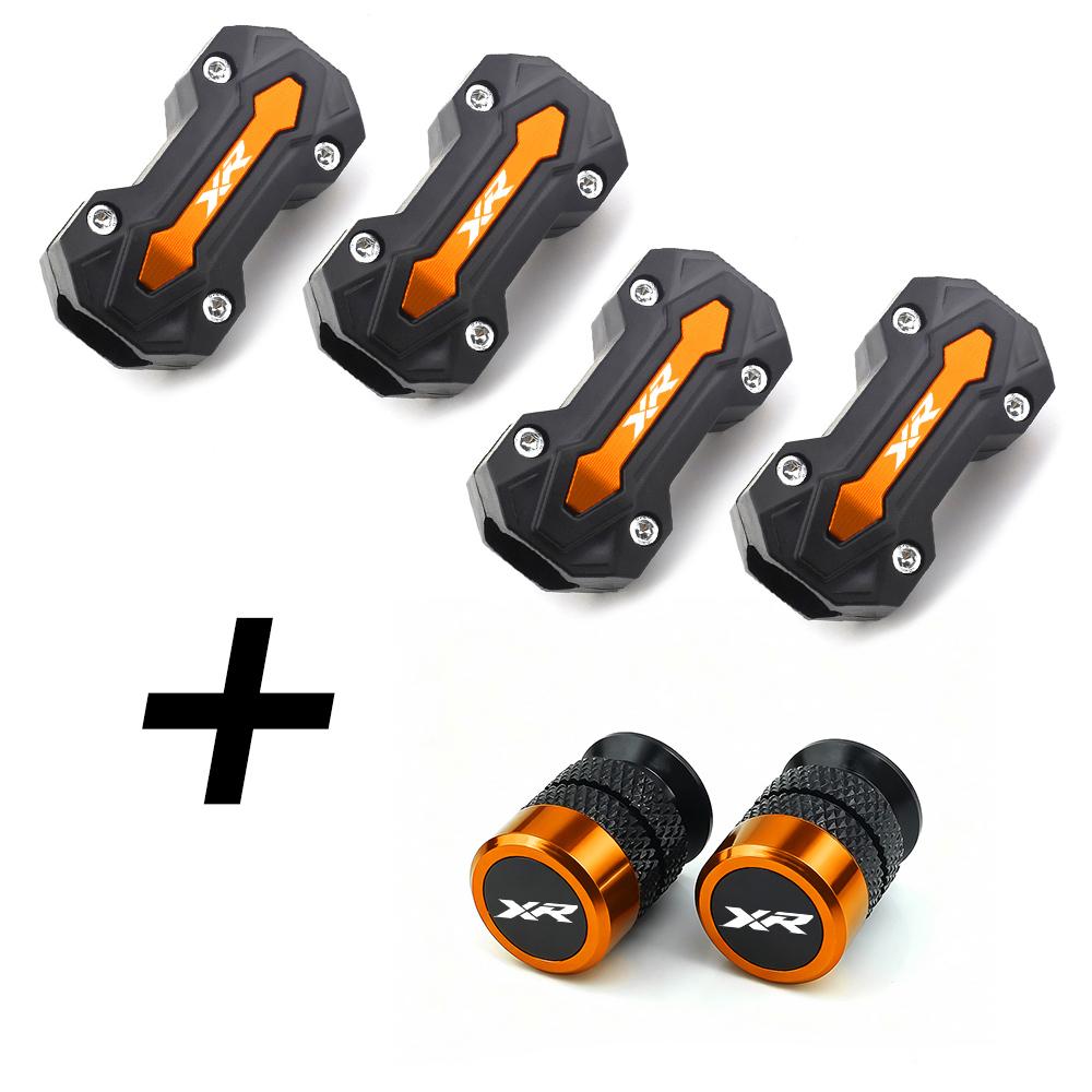 Motorcycle Crash Bars Engine Frame Bumper Guards Protector Anti-drop & Valve Caps Accessories For Bmw S1000XR S1000 XR S 1000XR