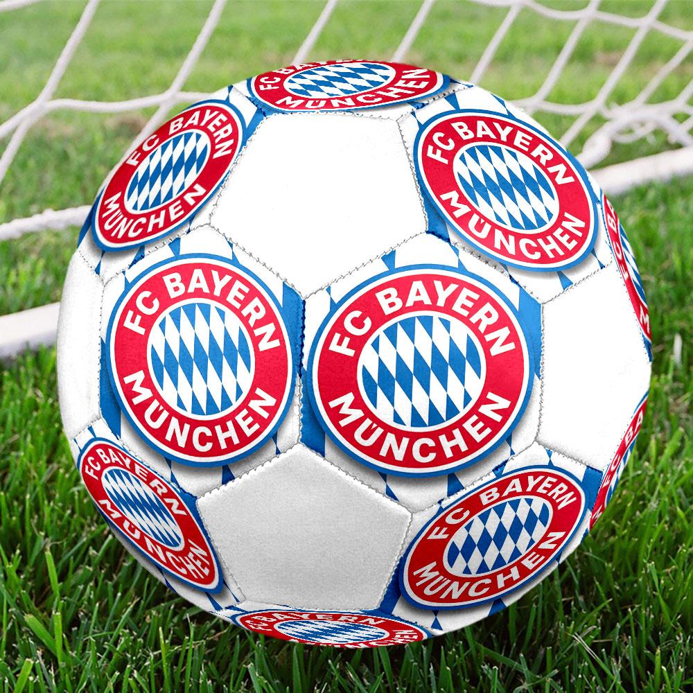 FC Bayern MonacocalcioClubDimensioni Indoor Taglia 5 Pallone da CalcioColoratoCucito a MacchinaPVCPronto per la CompetizioneDurevoleAd Alto Rimbalzo