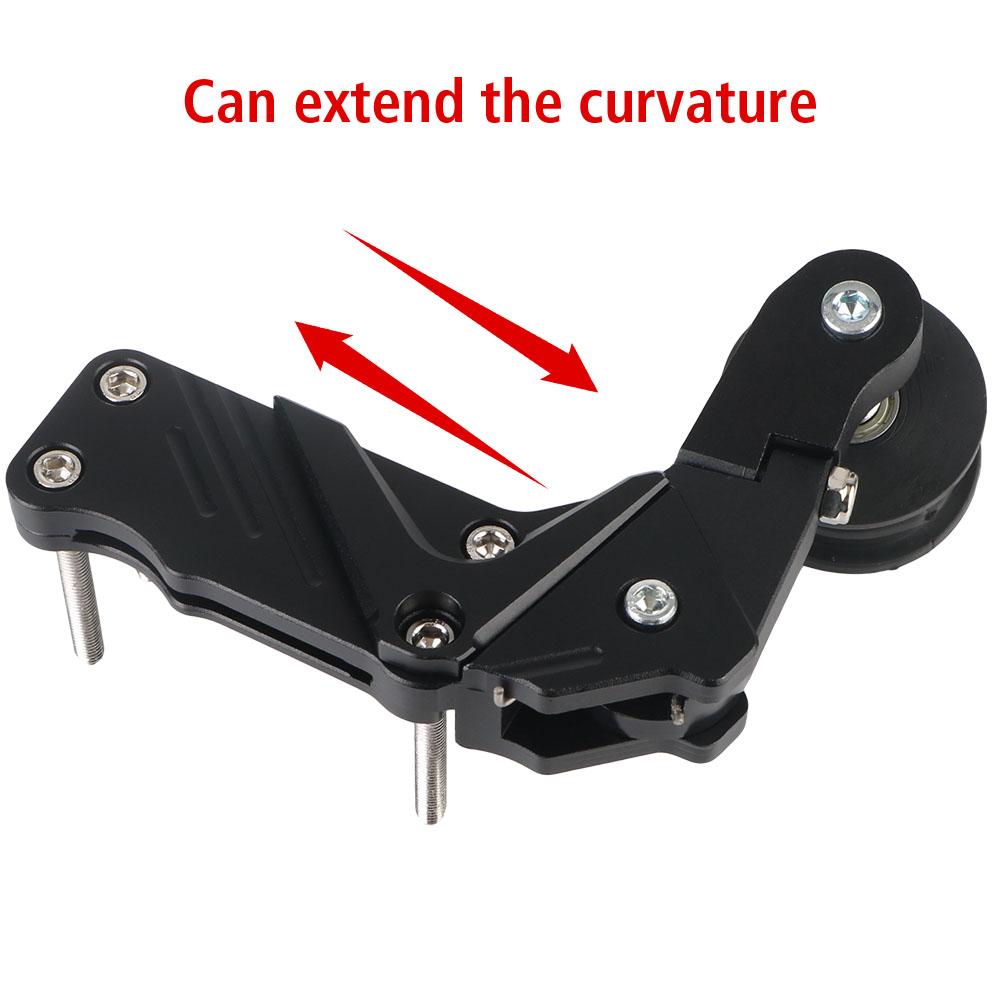 Automatic Adjustment Chain Tensioner Chain Adjuster Universal Motorcycle Wide Chain Anti Slip Device Tensioning Wheel Adjustable