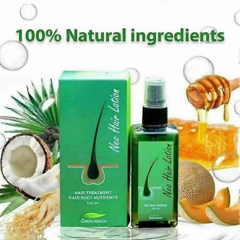 120ml Hair Lotion Green Wealth Growth Root Hair Loss Sideburns Treatment