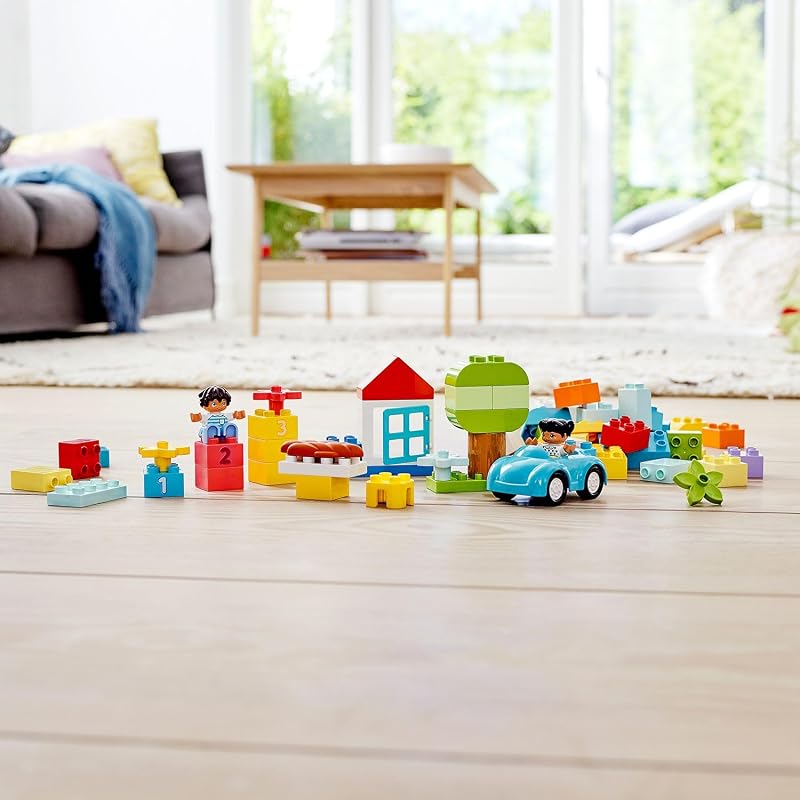 LEGO Duplo Duplo Container Deluxe Set - Educational Toy for Toddlers (Boys and Girls), First LEGO Blocks, Ages 1.5, 2, 3, Educational Toy (Item No.