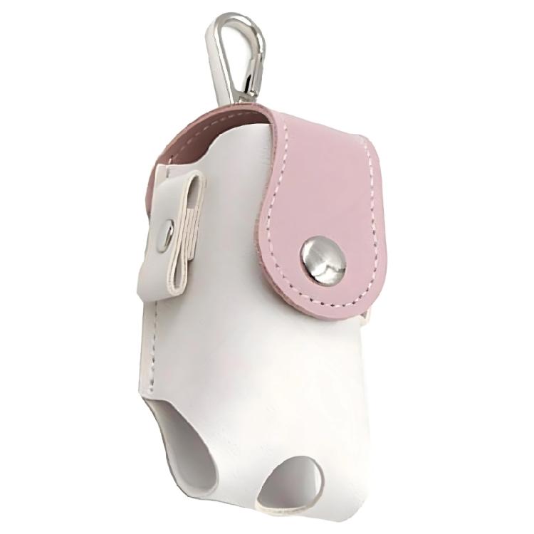 PU Leather Golf Ball Pouches With Keychain Hook Waterproof Golf Ball Organiser Bag for Small Accessories Management