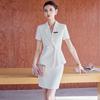 Women's Short Sleeve Professional Blazer Suit Set
