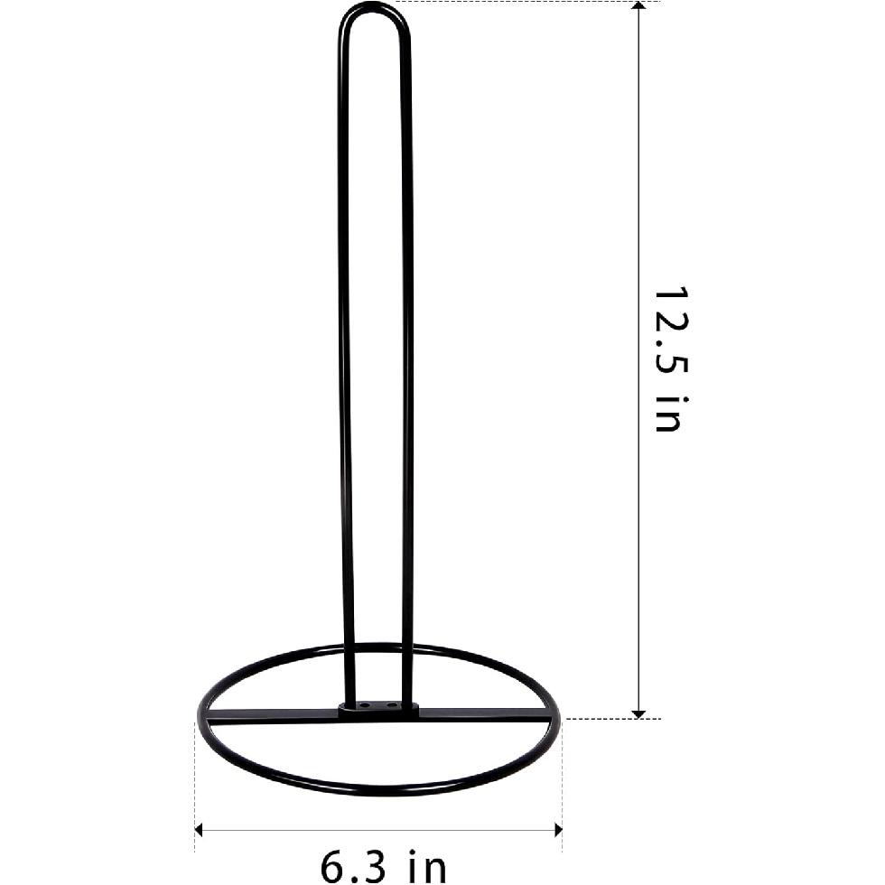 Paper Towel Holder Countertop, OBODING, Kitchen Paper Towel Stand Holder for Kitchen Organization and Storage, Paper Towel Holders for Standard and