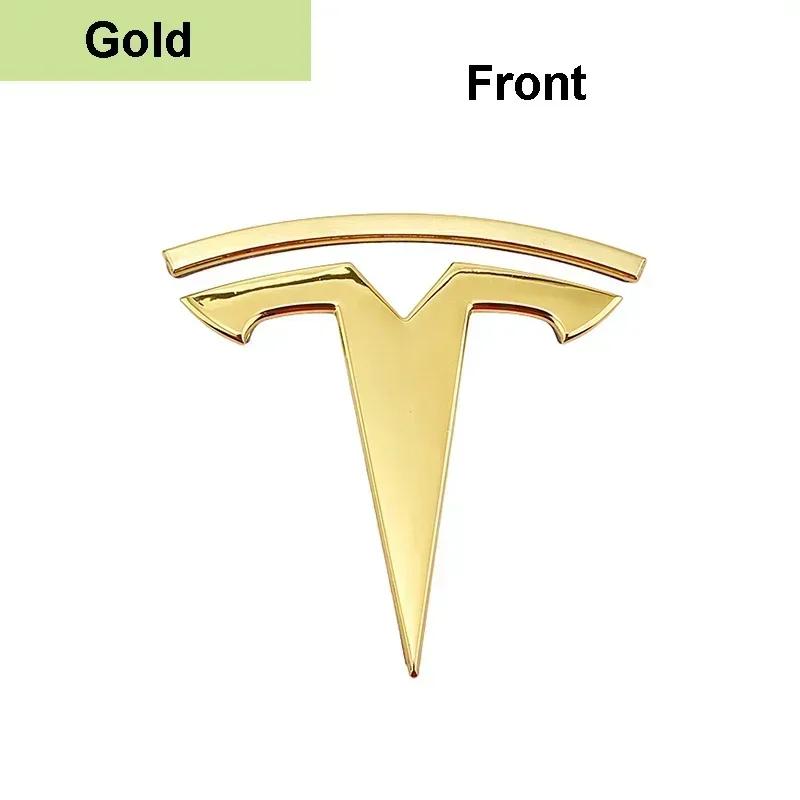 ABS for Tesla Model 3 Mode Y Car Front Hood Logo Cover Emblem Sticker Styling Auto Body Rear Trunk Badge Accessories