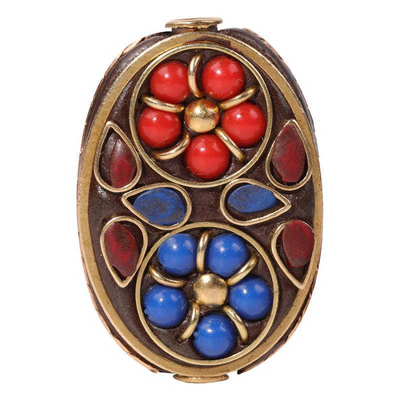 Nepal Handmade Auspicious Cloud Brass Spacer Beads for DIY Jewelry and Ornaments