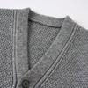 JEEP Men's V-Neck Knitted Cardigan