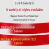 Large Promotional Fabric Banner