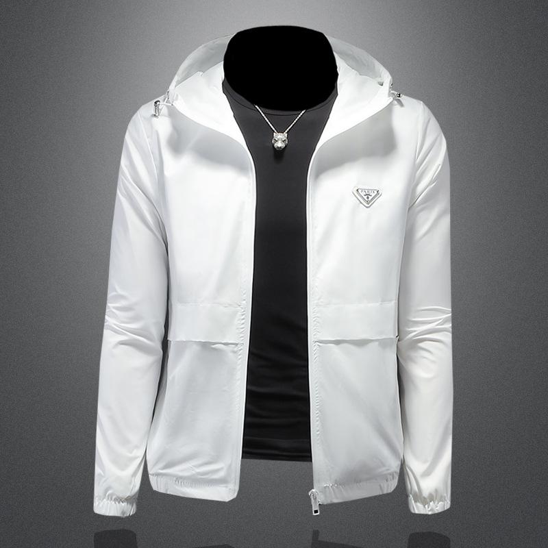 European Station And New Style Slim Fit Cardigan Mens Casual Loose Fashion Slim Solid Color Outerwear JK9069