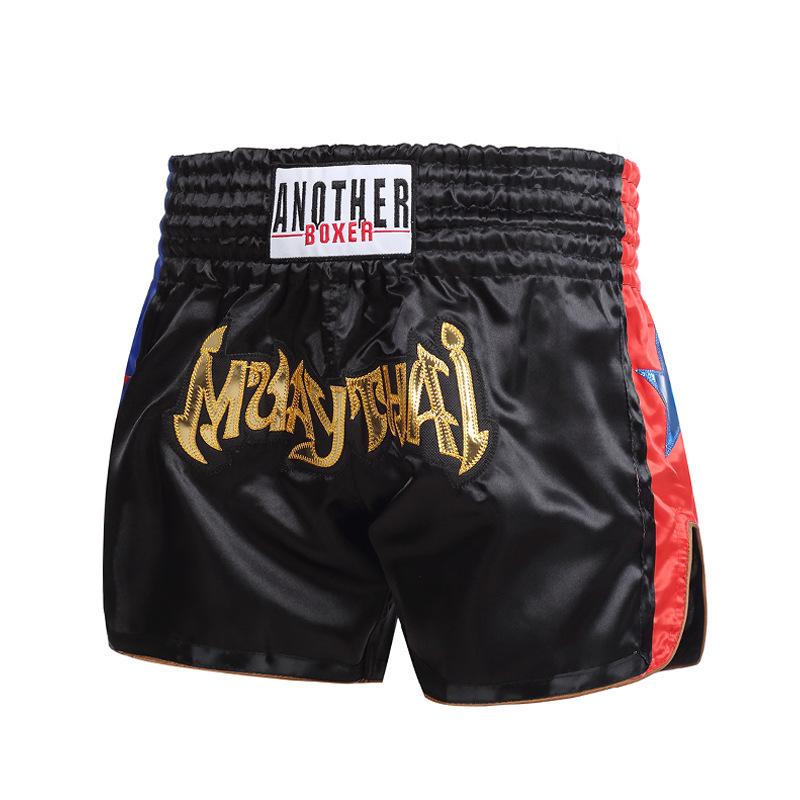 Boxing clothing set Children s Sanda shorts Muay Thai free fighting training clothes Boxing clothes XS