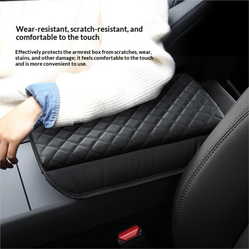 For Tesla Model 3 Highland Car Armrest Cushion Rest Arms Pad 2024 2025 Console Box Supports Arm Auto Accessories Protector