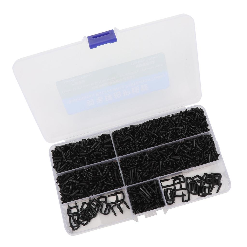 1 Box Badminton String Protector Nylon Protective Badminton Grommet Set for Pickleball Racquetball