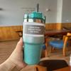 Diamond Paint 30oz Stainless Steel Insulated Straw Cup - Large Capacity Ice Buster Coffee Tumbler