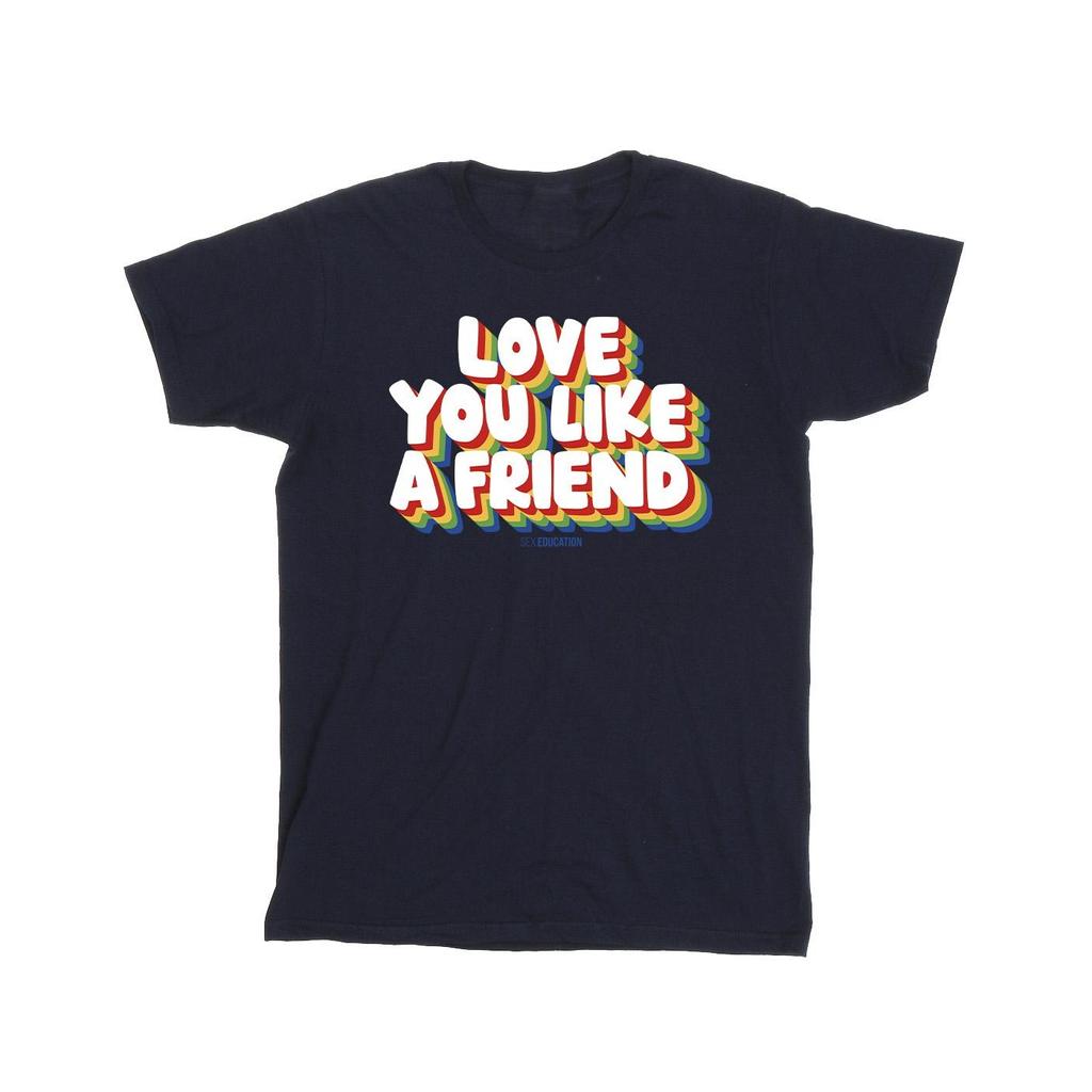Netflix Mens Sex Education Love Like A Friend T-Shirt