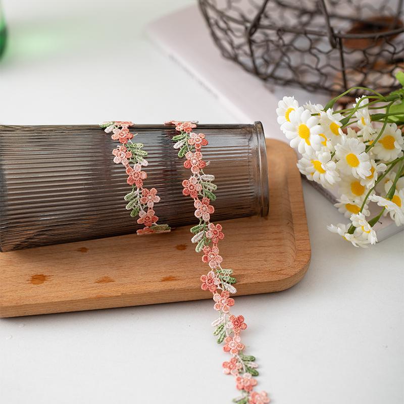 2meters Flower Decoration Lace Ribbon Trim Needlework Diy Crafts Supplies Home Decor Fabric Sewing Accessories Sewing Materials