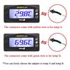 Motorcycle MINI 4 DUAL TEMP METER oil temp gauge cylinder temperature voltage time For cb500x nmax125 XMAX250 300