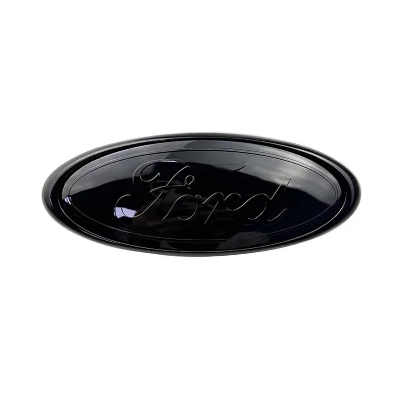 Autoaufkleber 14,6x5,7cm Emblem Auto Frontabdeckung Kühlergrill Abzeichen für Ford Kuga Focus Ranger Mustang Mondeo Fiesta Explorer Transit Acc
