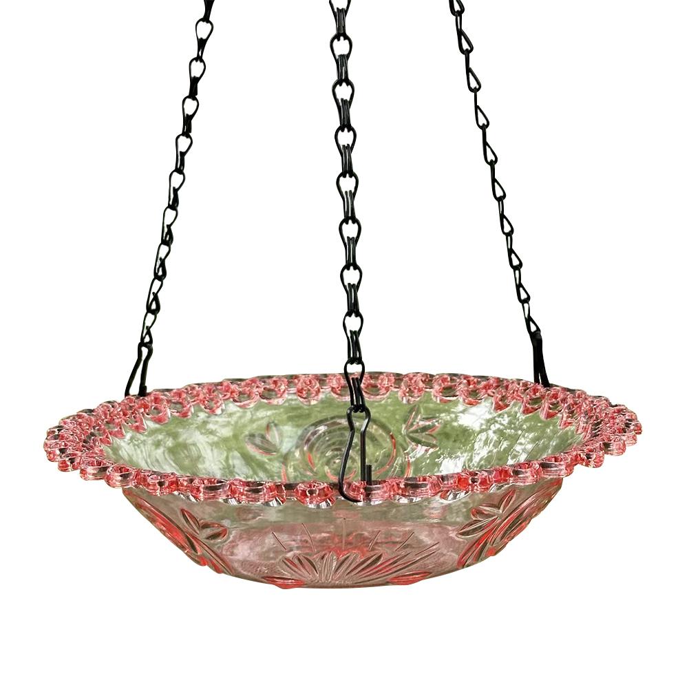 Vogelfutterstation zum Aufhängen, leichtes Vogelfutterstation zum Aufhängen, Ess- oder Trinkplattform, Gartendekoration