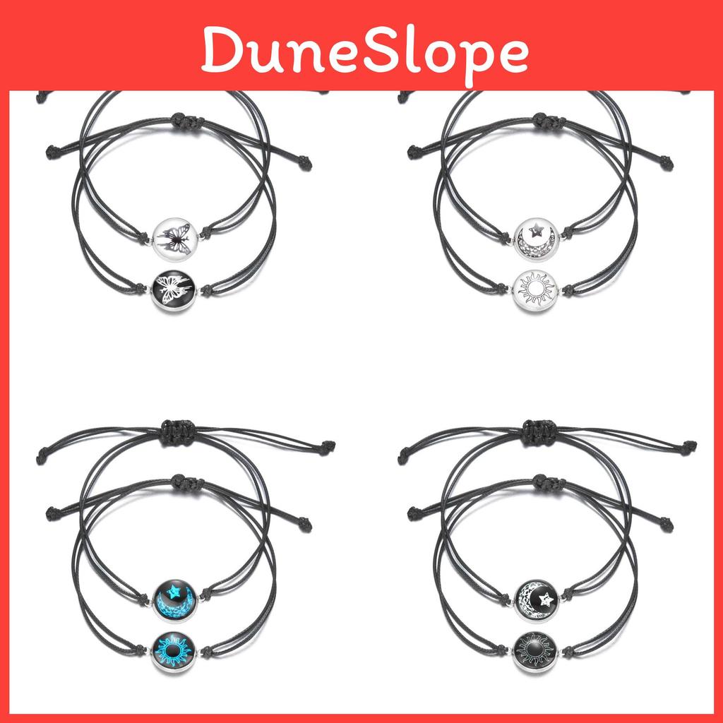 Moon And Sun Stone Beaded Bracelet With Electroplated Finish For Women Gift