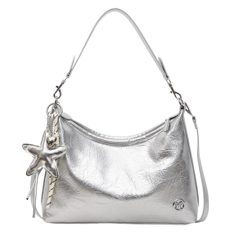 Fashion Underarm Bag Versatile Women's Bag New Small Square Bag Solid Color Shoulder Bag Casual Messenger Bag