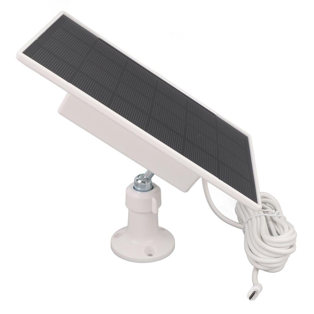 3W Solar Panel High Efficiency Monocrystalline Silicon 4000mAh Waterproof Portable Solar Powered Panel with Micro USB Type C Port