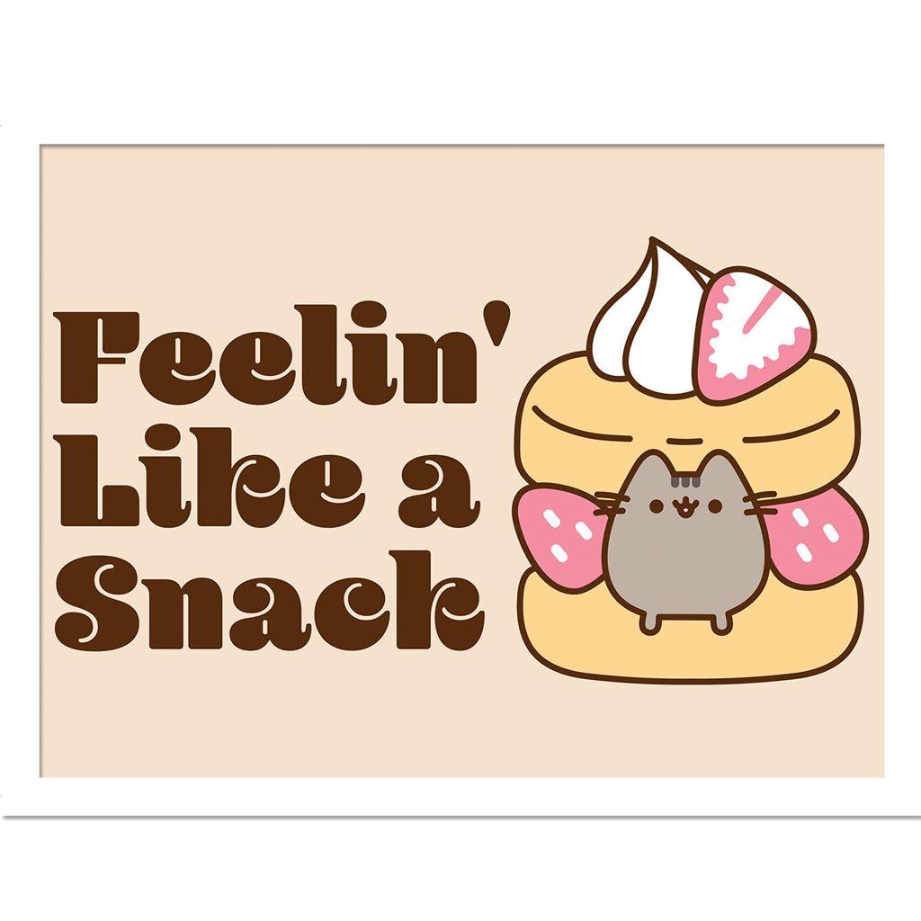 Pusheen Feelin´ Like A Snack Framed Poster