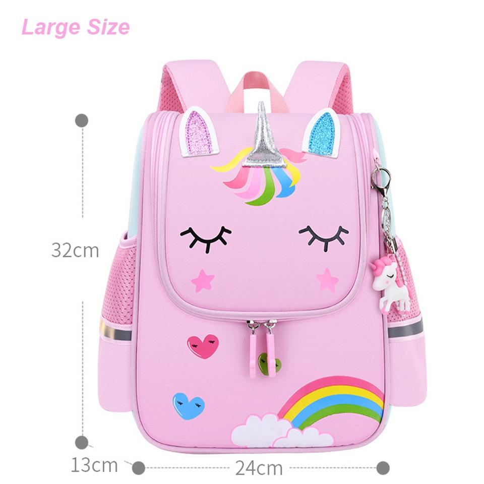 

Милый кот Радужный рюкзак для детей, школьный рюкзак для девочек, детский подарок, сумки для первого класса, водонепроницаемая сумка для книг принцессы для детского сада