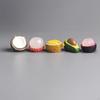 5Pcs Fruit Car Dashboard Decoration Figurines Unique Statue Vehicle Console Ornaments for Desk