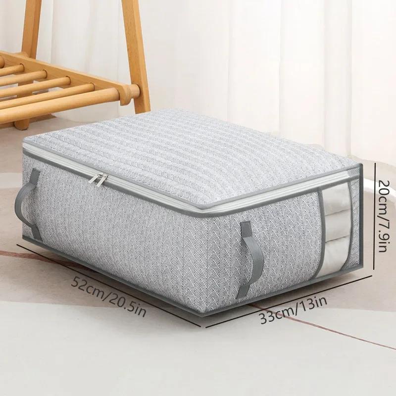 

Сумка для хранения одежды Большая вместимость Пододеяльник Мешки для сортировки одежды Пылезащитный органайзер для одежды Домашний органайзер для хранения в гардеробе