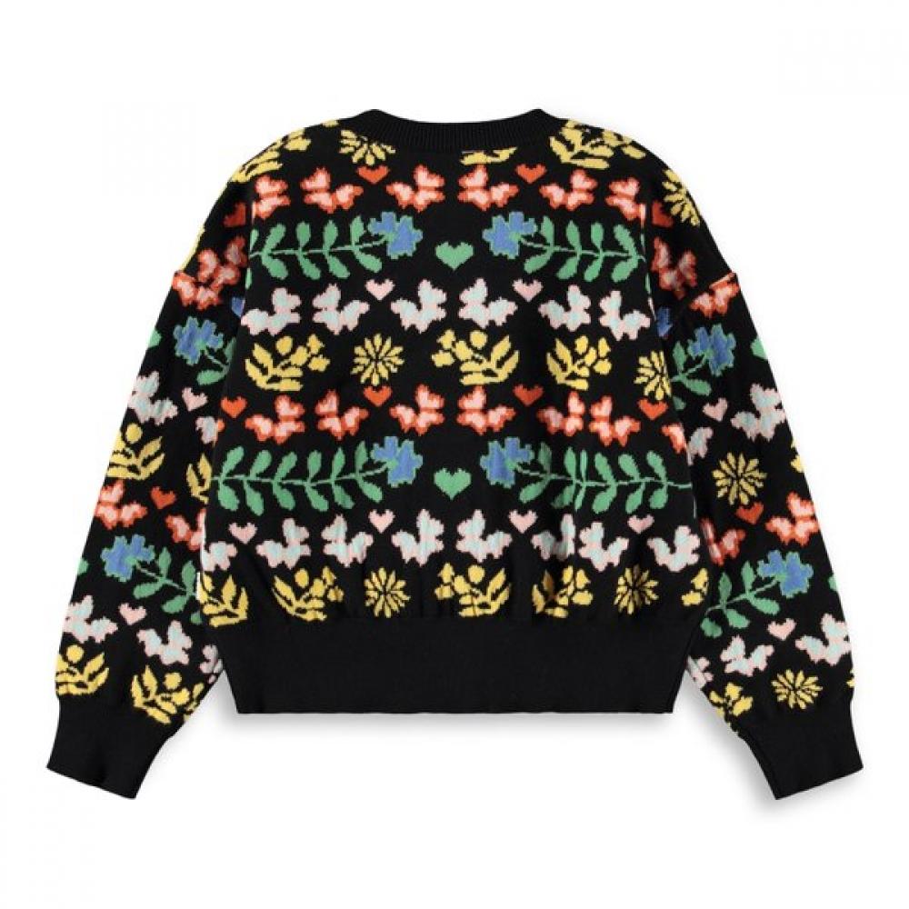 Molo [26ss] Gilli Flower Joy Cardigan Akis9cg006