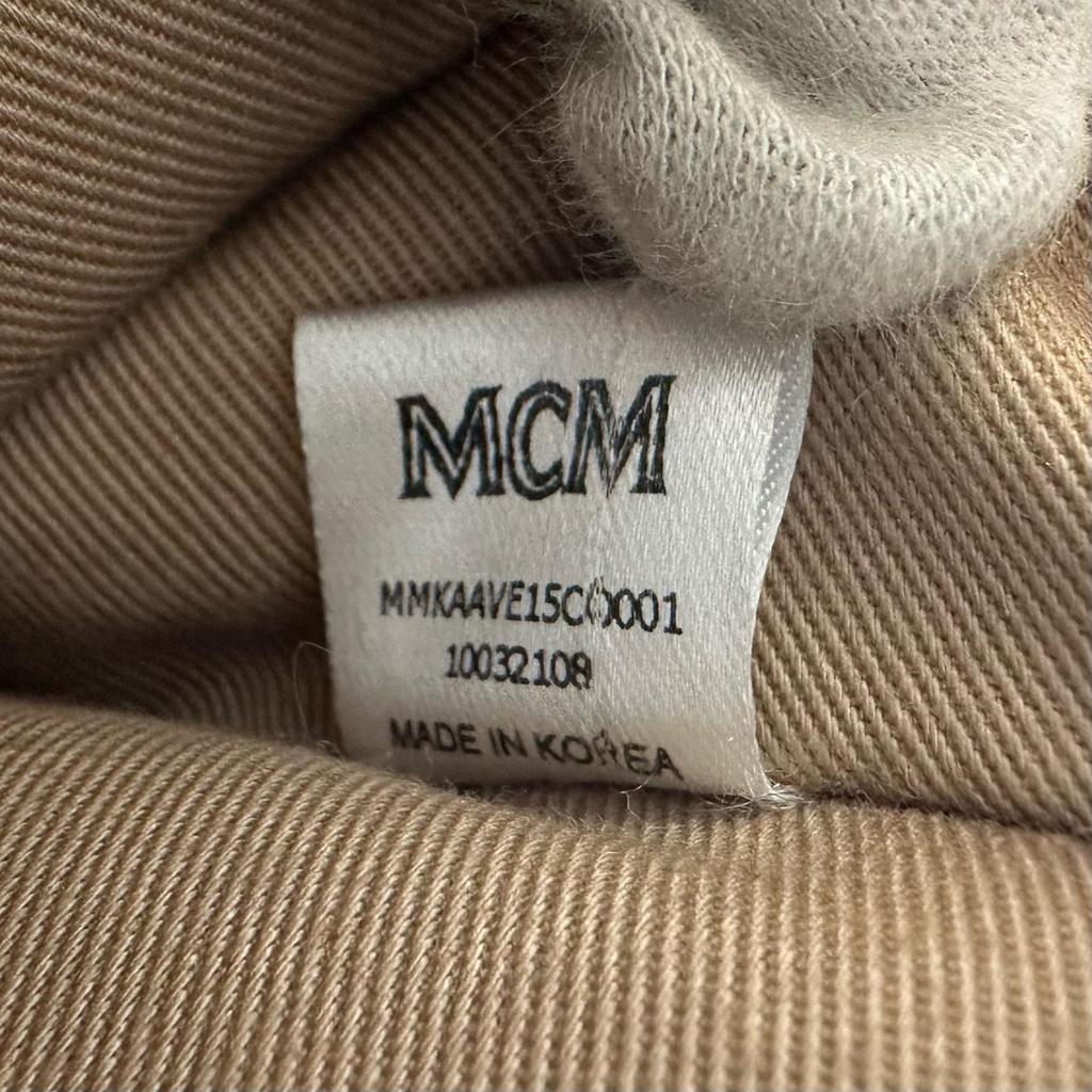 MCM Stark Sidestuds Visetos MMKAAVE15C0001 Backpack Â· Daypack light brown Women used