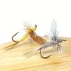 BWO Mayfly Fly Realistic Appendages Dry Mayfly Lure Fly Fishing Lifelike Design Hand-Tied Trout High-Carbon Steel Hook
