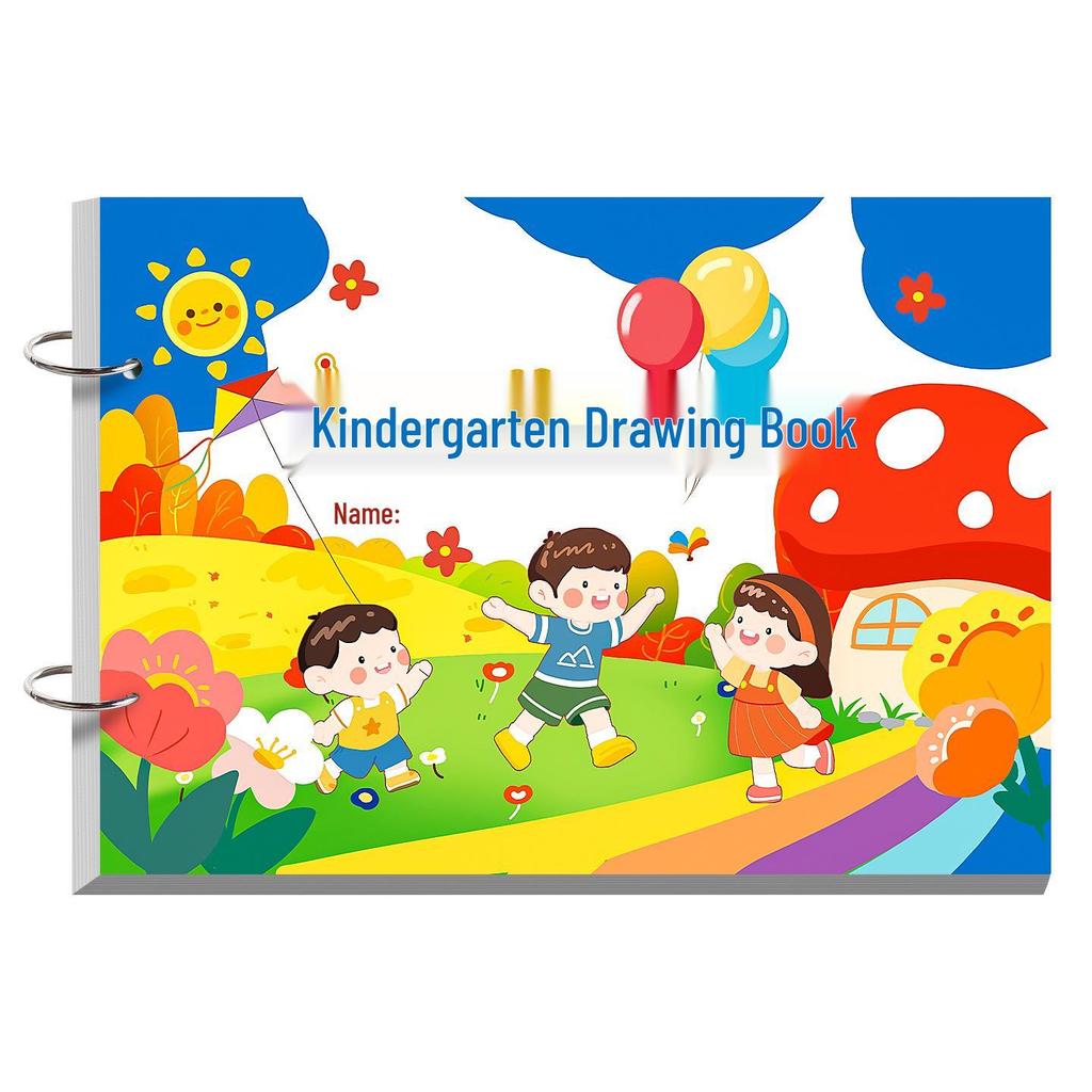 A4 Children's Thickened Blank Drawing and Doodle Book for Art and Painting