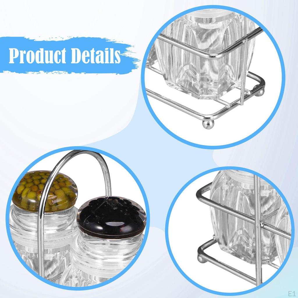 Clear Seasoning Box Rack Creative Multipurpose Dining Table Large Storage Container Empty