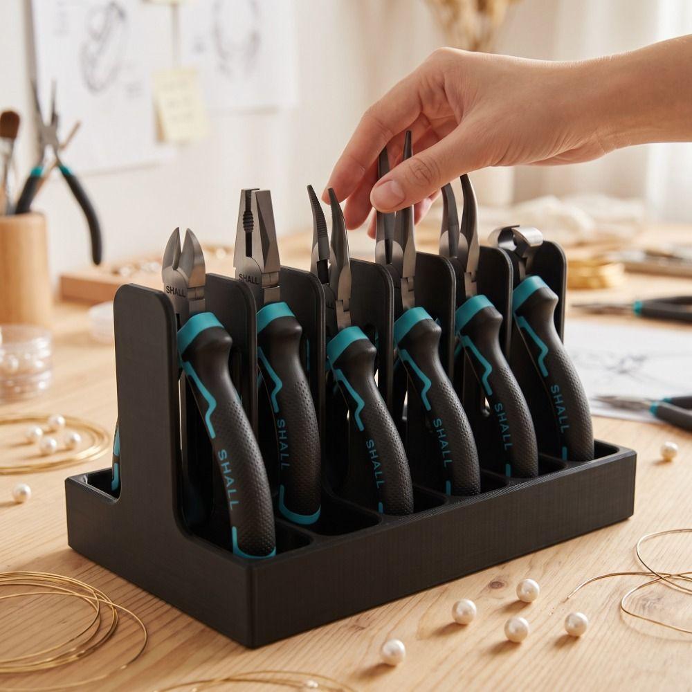 Non-Slip Pliers Holder 3D Printed Pliers Sorting Stand Practical Pliers Storage Rack Desktop