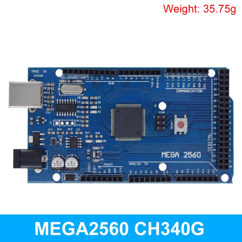 TZT MEGA2560 MEGA 2560 R3 (ATmega2560-16AU CH340G) Placa de desenvolvimento AVR USB MEGA2560 para arduino