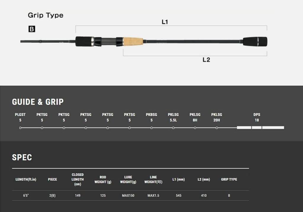 Tailwalk Rod Sakuramasu Jig SSD S652