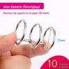 Six-Hole Metal Binder Rings - Multi-Hole Loose Leaf Binding Clip