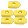 5pcs Yellow Air Filters for Briggs Stratton 698369 5088D 5088H 5086K 4216 5099