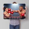 Iron Mike D Texture Metal Poster Customized Wall Art Tin Sign Gift for Mancave Home Decorations Living Room Vintage Decoration