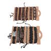 12pcs PU Leather Bracelet Set Multi Layers PU Leather Bracelet Set PU Leather Wrap Bracelets for Men Women