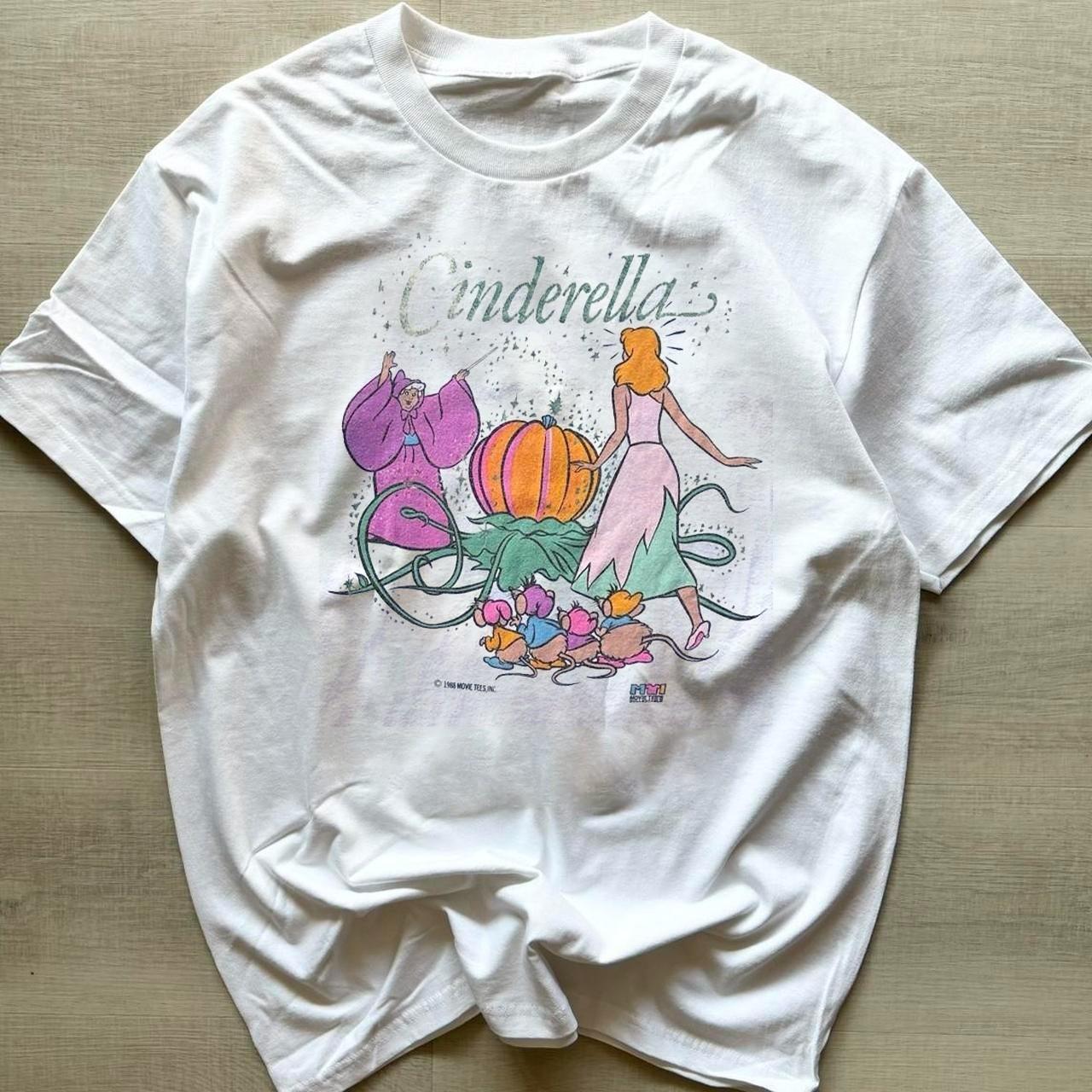 Retro Vintage Cinderella Classic Cartoon Movie Unisex Tee Gift for fan S-5XL XXL